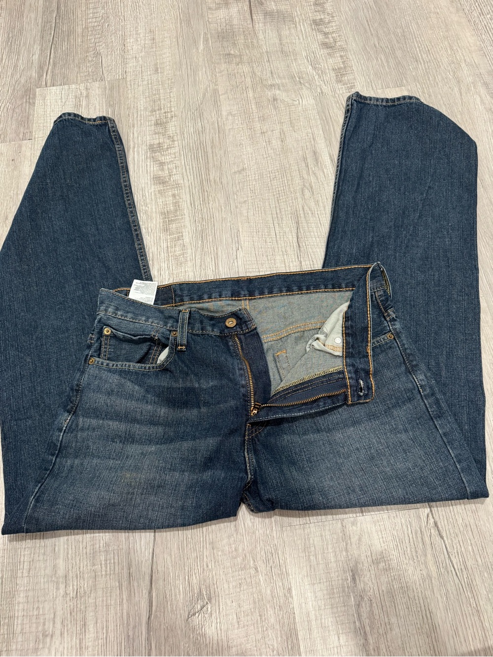 Levi's 569 Men's Jeans 32x32 Straight 100%cotton - Picture 8 of 14